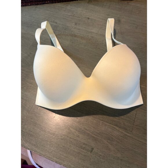 Soma Enbliss Ivory Lightly Lined Demi Bra Size 34DD - Picture 1 of 6